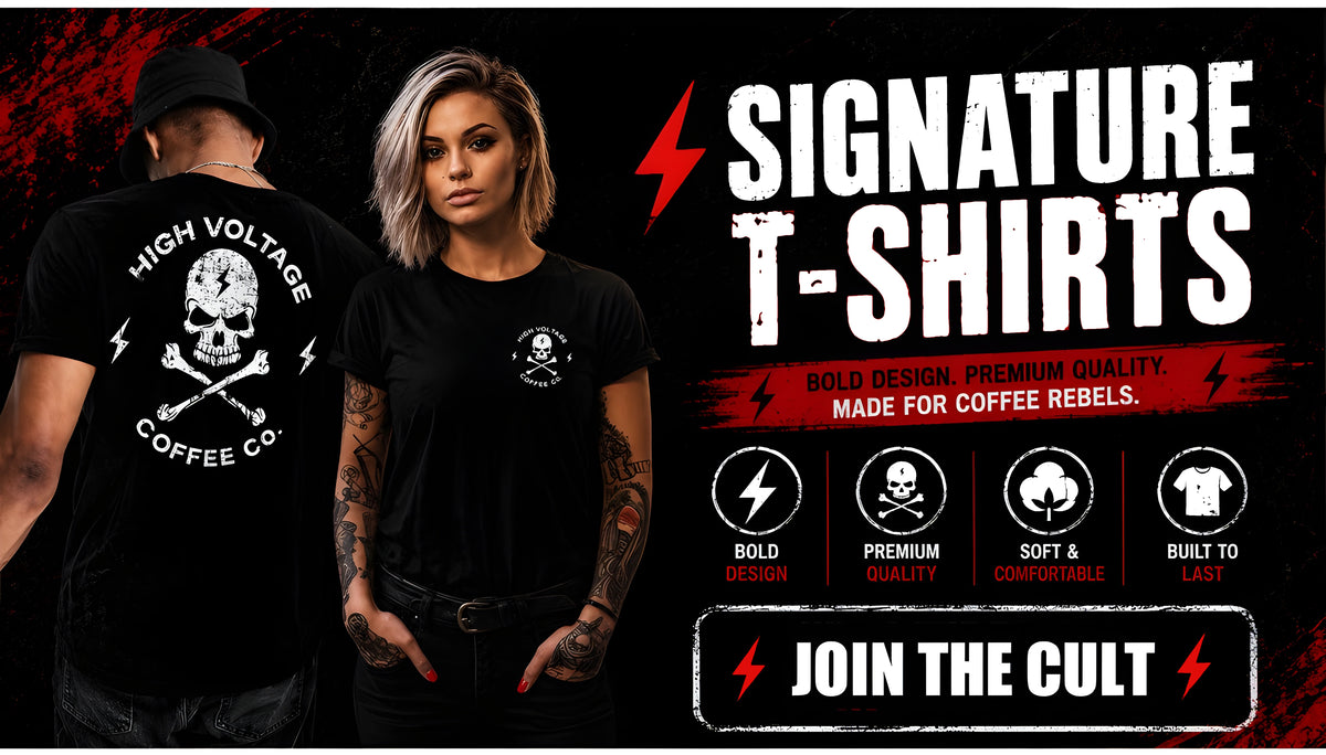 High Voltage Coffee Co T Shirts Australia