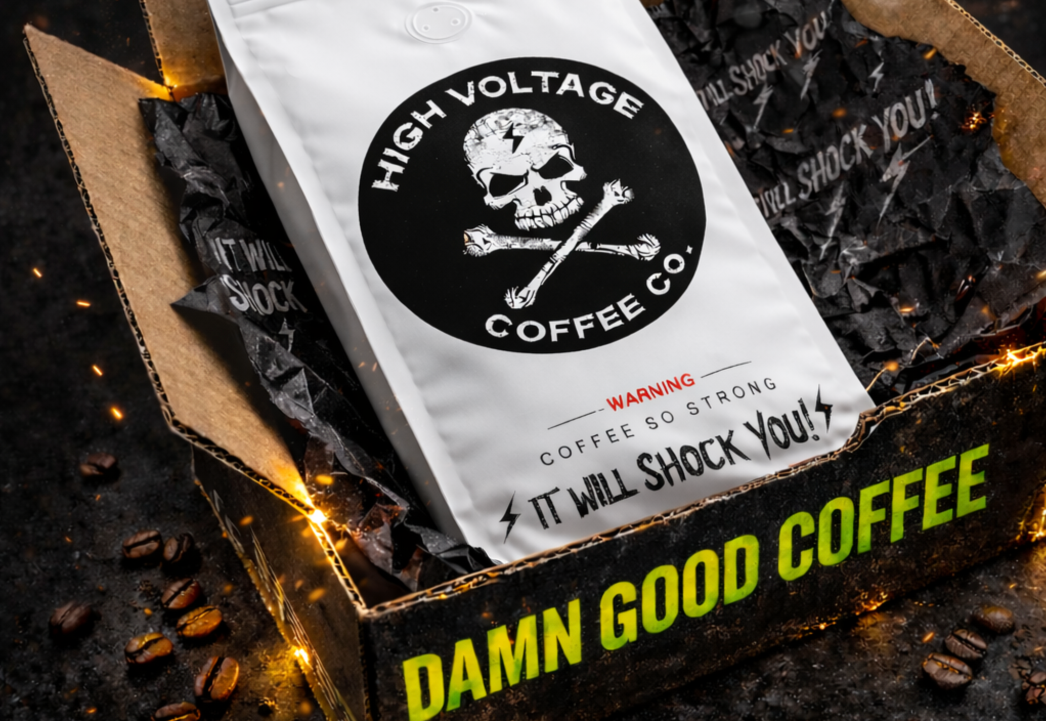 High Voltage Coffee Co strong coffee beans bag – Australia's #1 strong coffeeslider_item_qpNUkQ